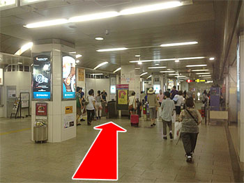 心斎橋駅5番6番出口に出てください。