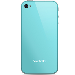 iPhone4・4S バックパネル カラーカスタム ライトブルー