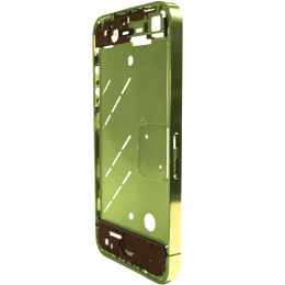 iPhone 4・4S ミドルフレーム メタリックカスタム グリーン