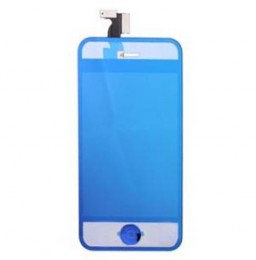iPhone4・4S フロントパネル クリアミラーカスタム ブルー