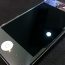 iPhone4Sガラス割れカスタム修理シルバー