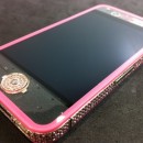 iPhone4ピンクダイヤジルコニア